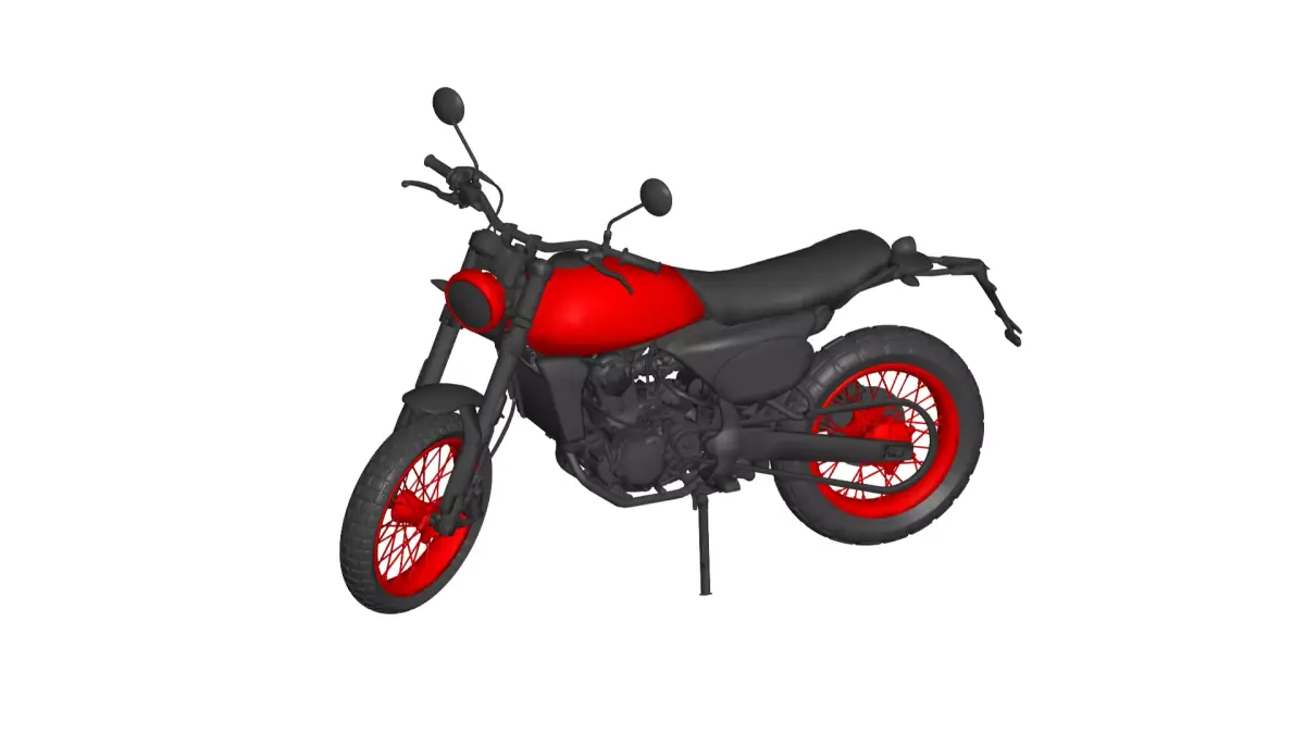 Caballero Scrambler 500 3D model