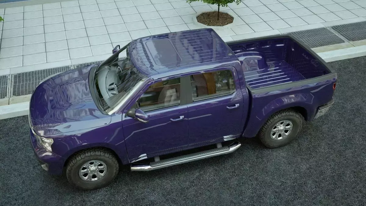 Generic Pickup v13 Low-poly 3D model