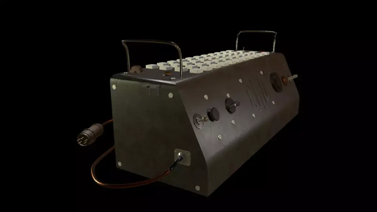 Radio Prop Low-poly 3D model