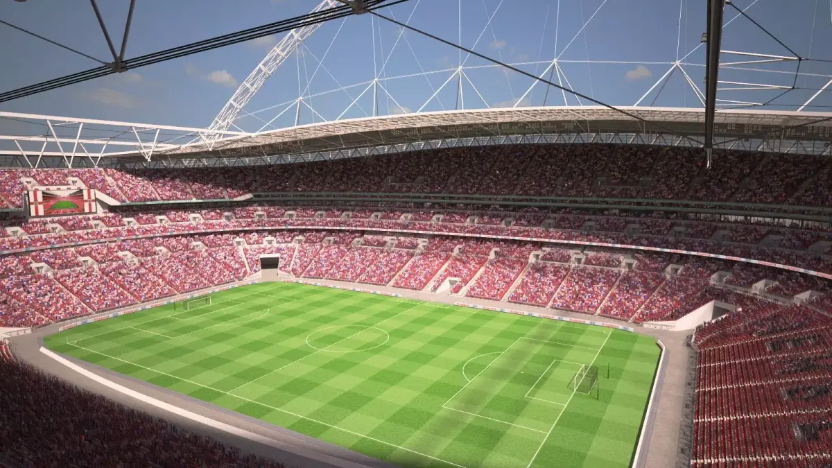  Wembley Stadium London at Day and Night 3D model