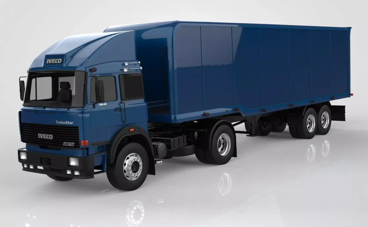 Iveco 190 Turbostar 1980 3D model