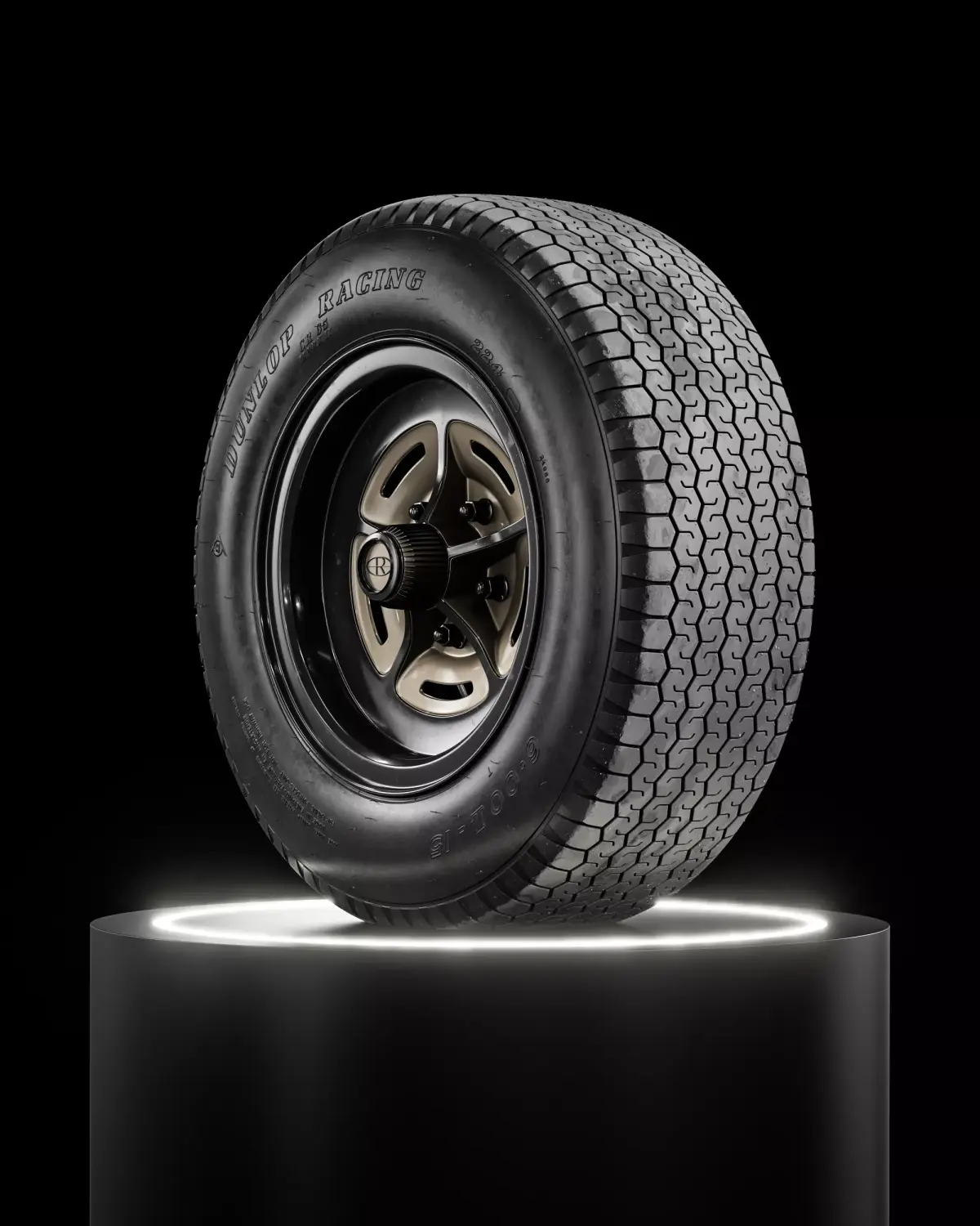 Dunlop 224 CR65 600L 15 R7 Revamped 3D model