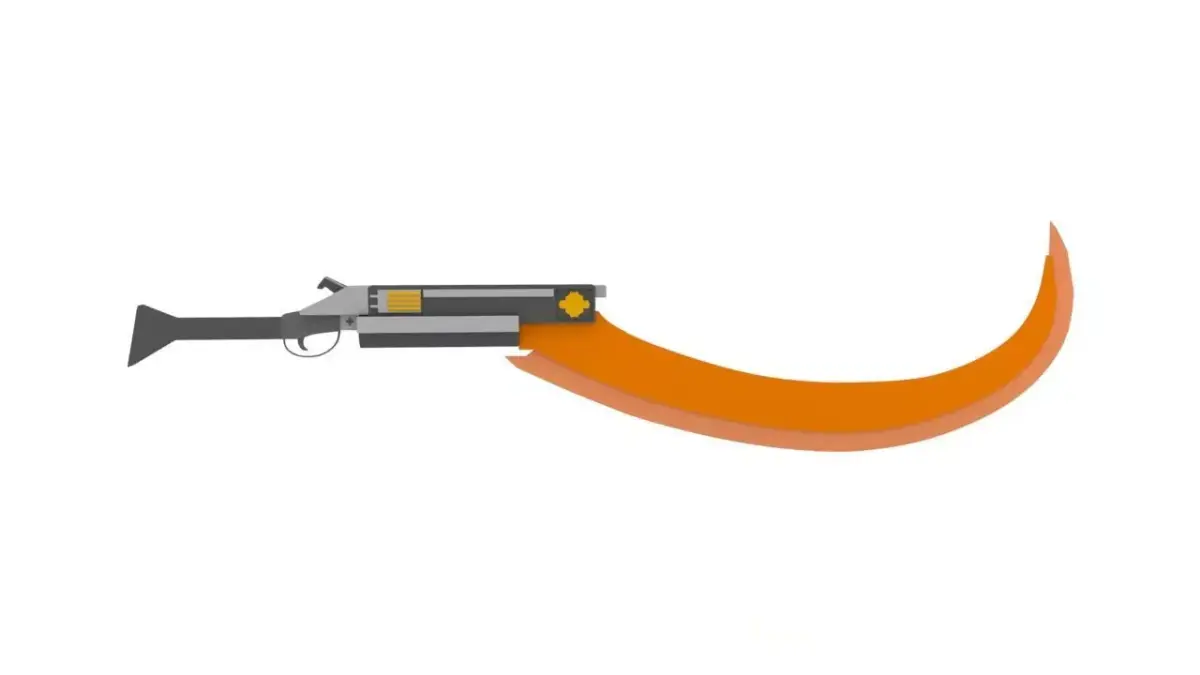 Khopesh Revolver Free 3D model