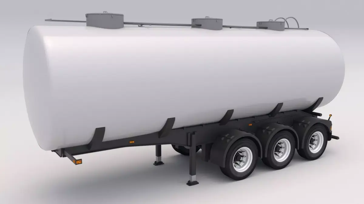 Tank Trailer 3D model