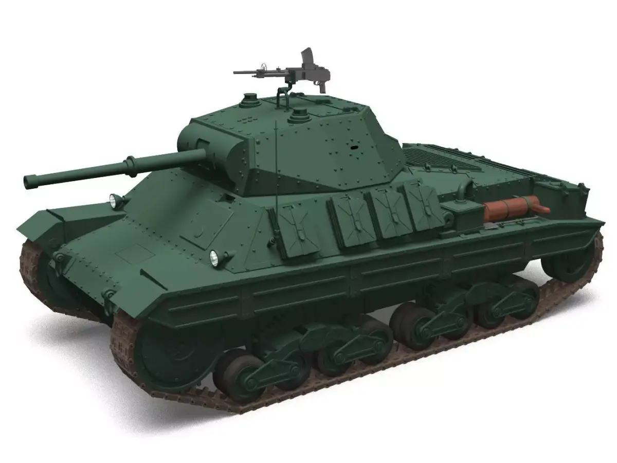 Carro Armato P40 3D model