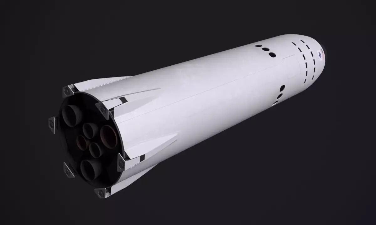 SpaceX Lunar Optimized Starship  3D model