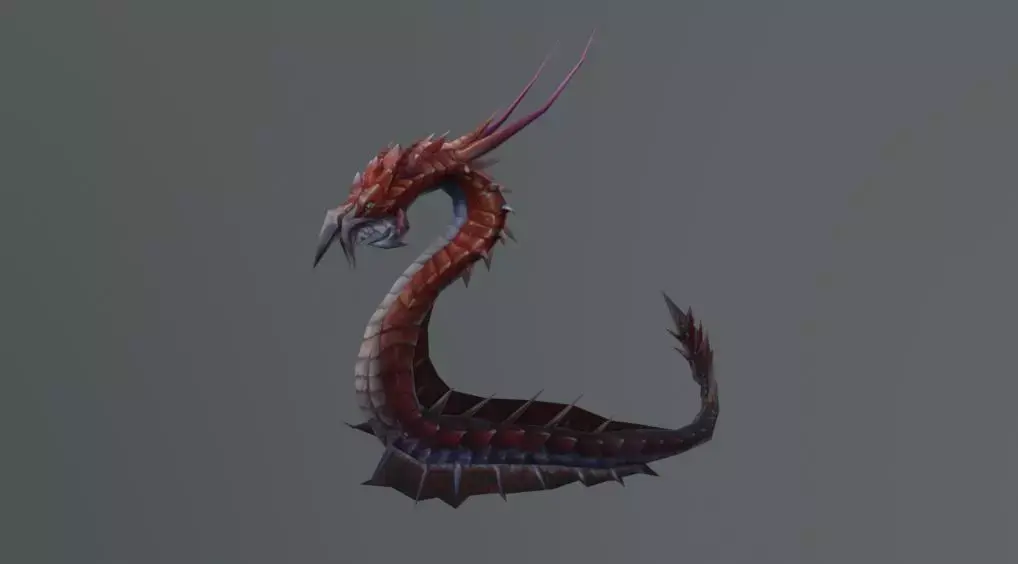 Monster Insect Fantasy Low Poly Low-poly 3D model