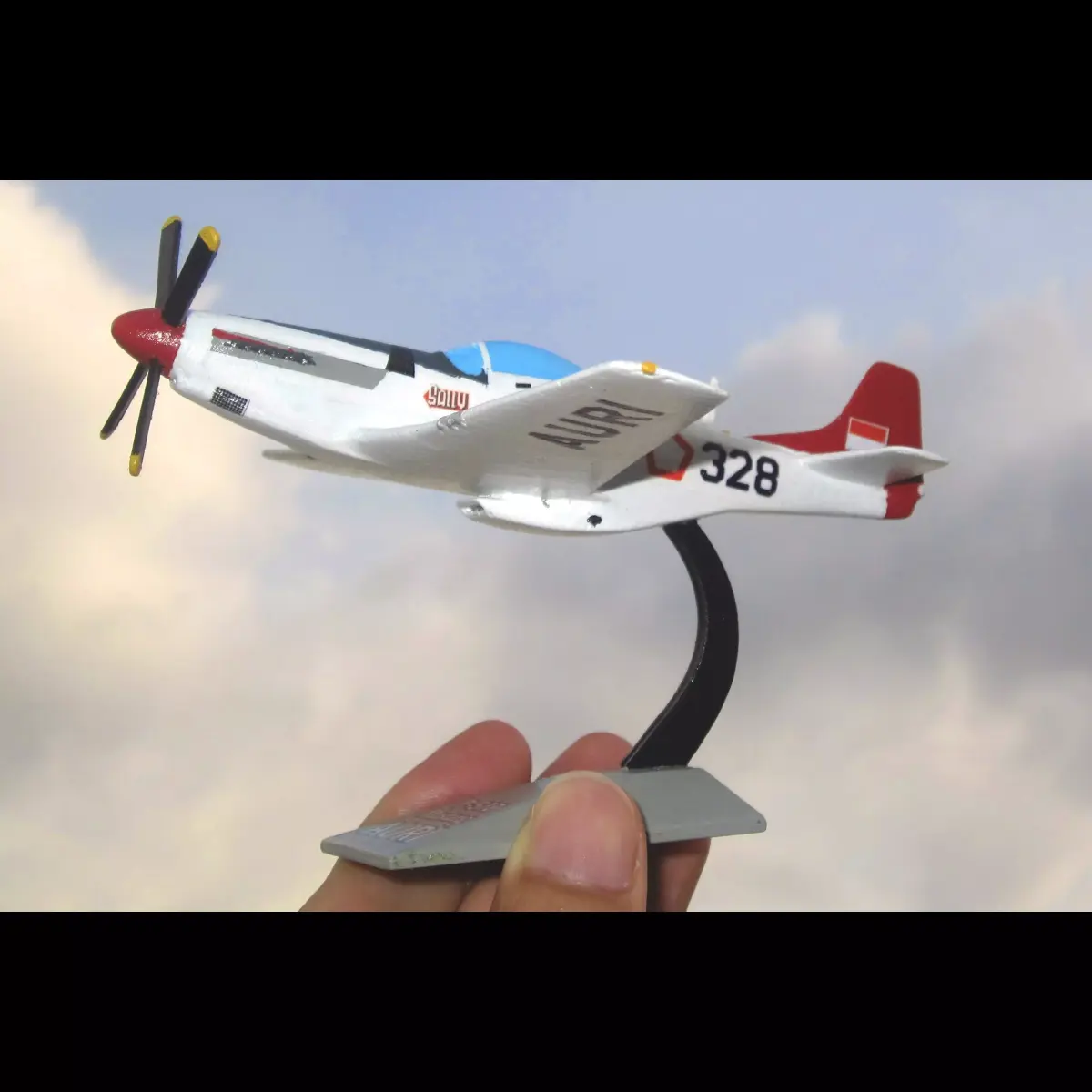 P-51D Mustang Sally AURI Free 3D print model