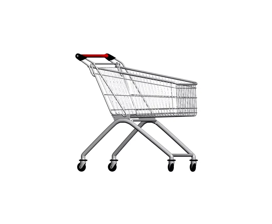 Shopping Cart 3D model 2