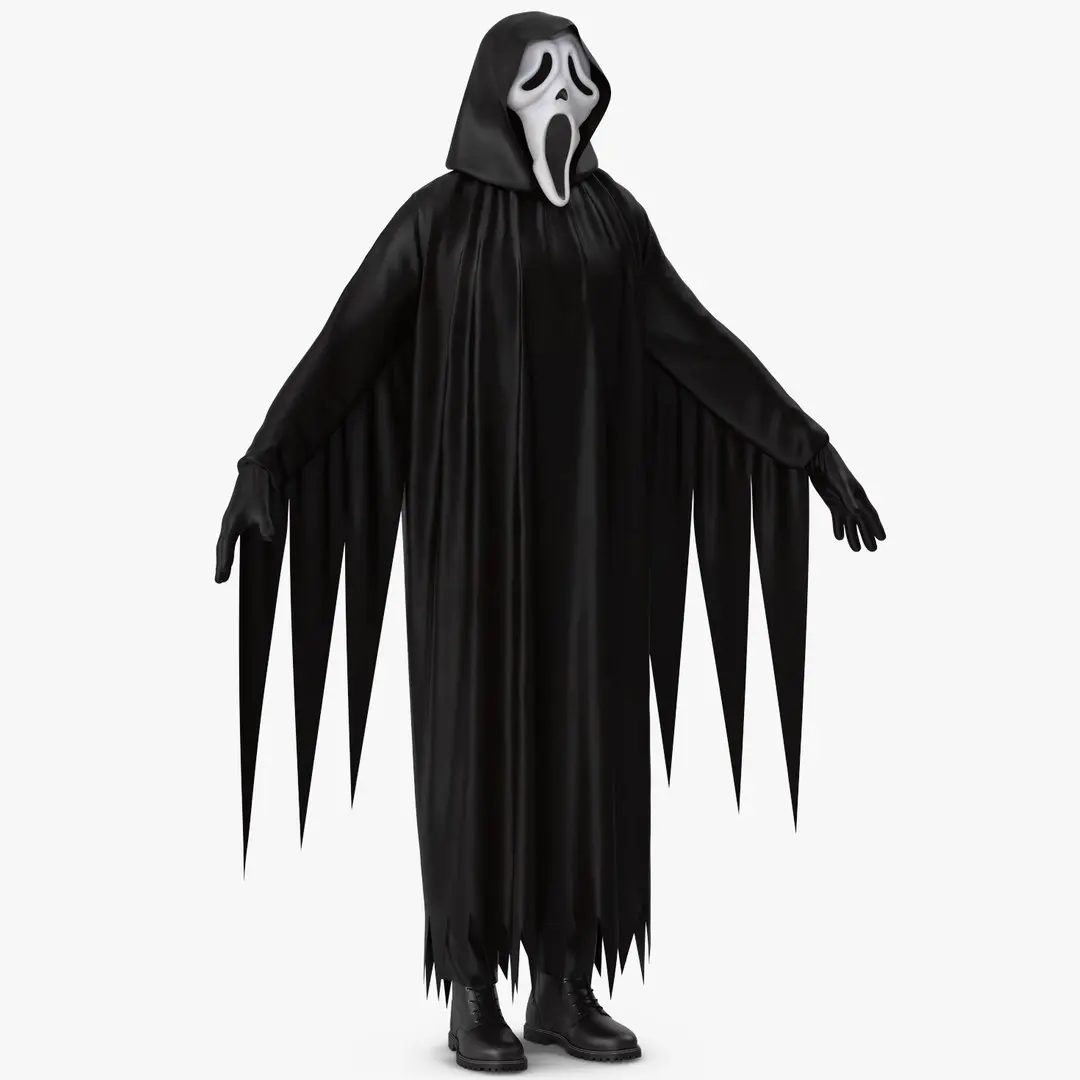 Halloween Costume Ghostface 3D model