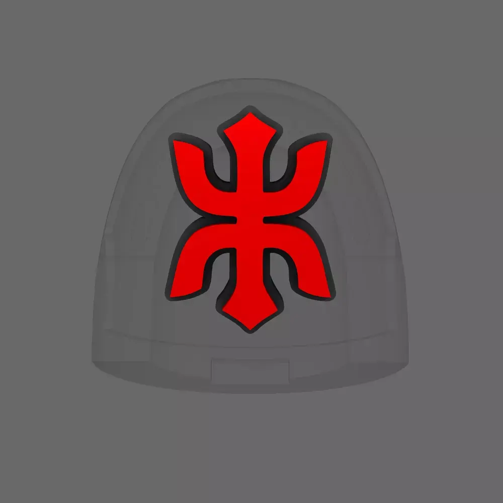 Red Ronin Chapter V10R Shoulder Symbols 3D print model