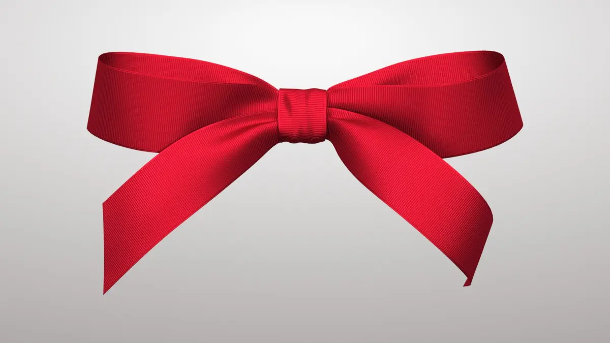 Gift Bow 2v PBR 3D model