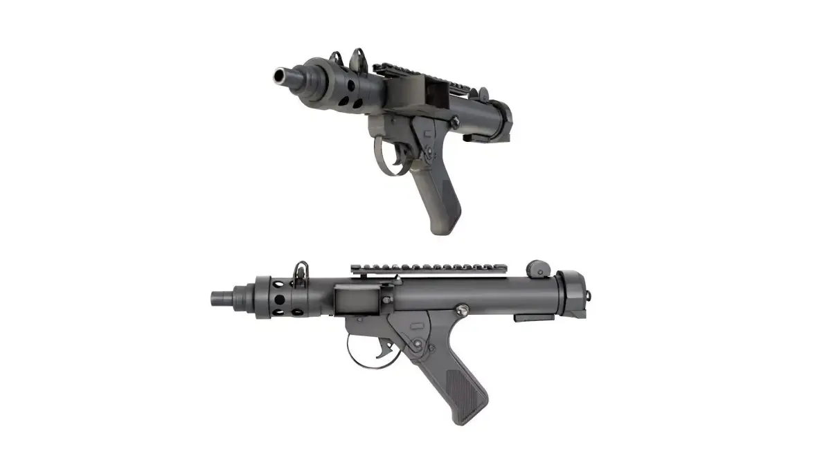 MK7 Sterling Submachine gun 3D model