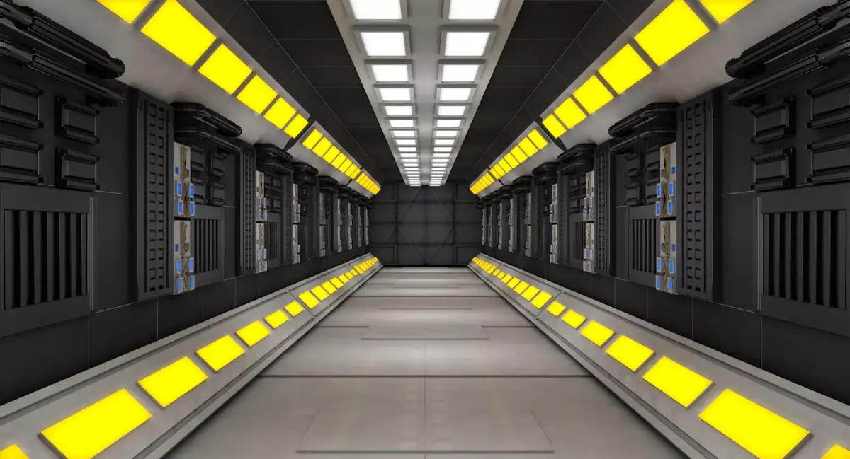 Sci Fi Corridor 3D model 168