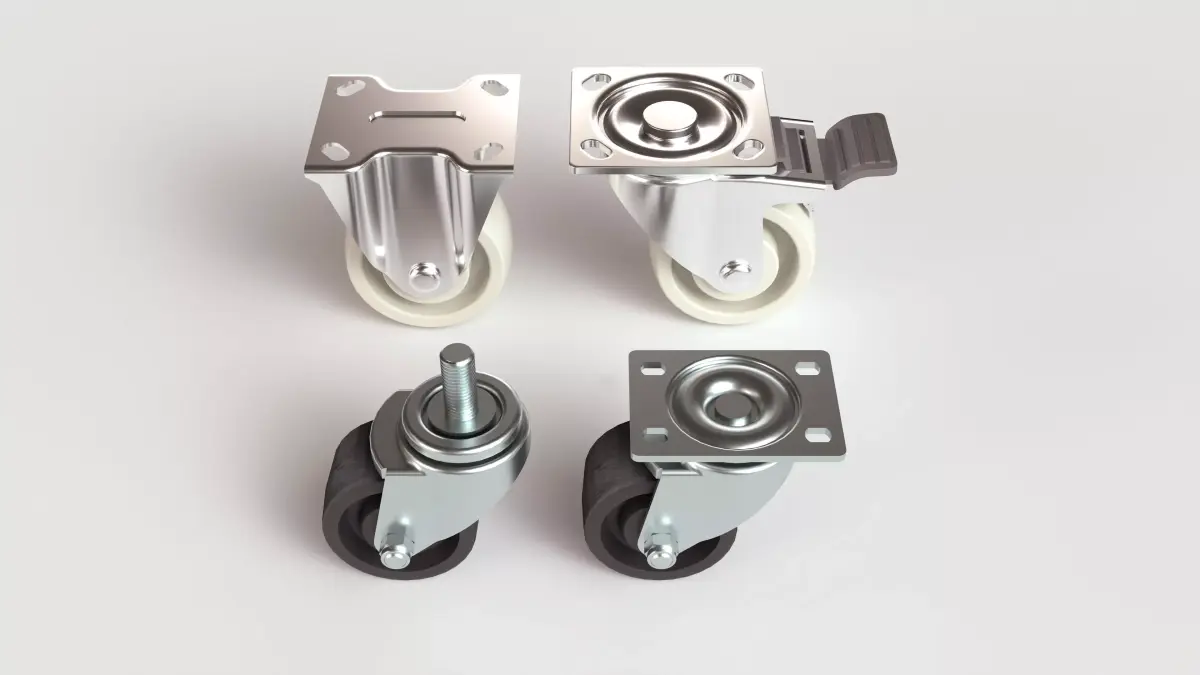 Industrial wheels 3D model
