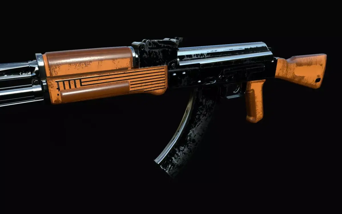 AKM-103 ak - rifle Low-poly 3D model
