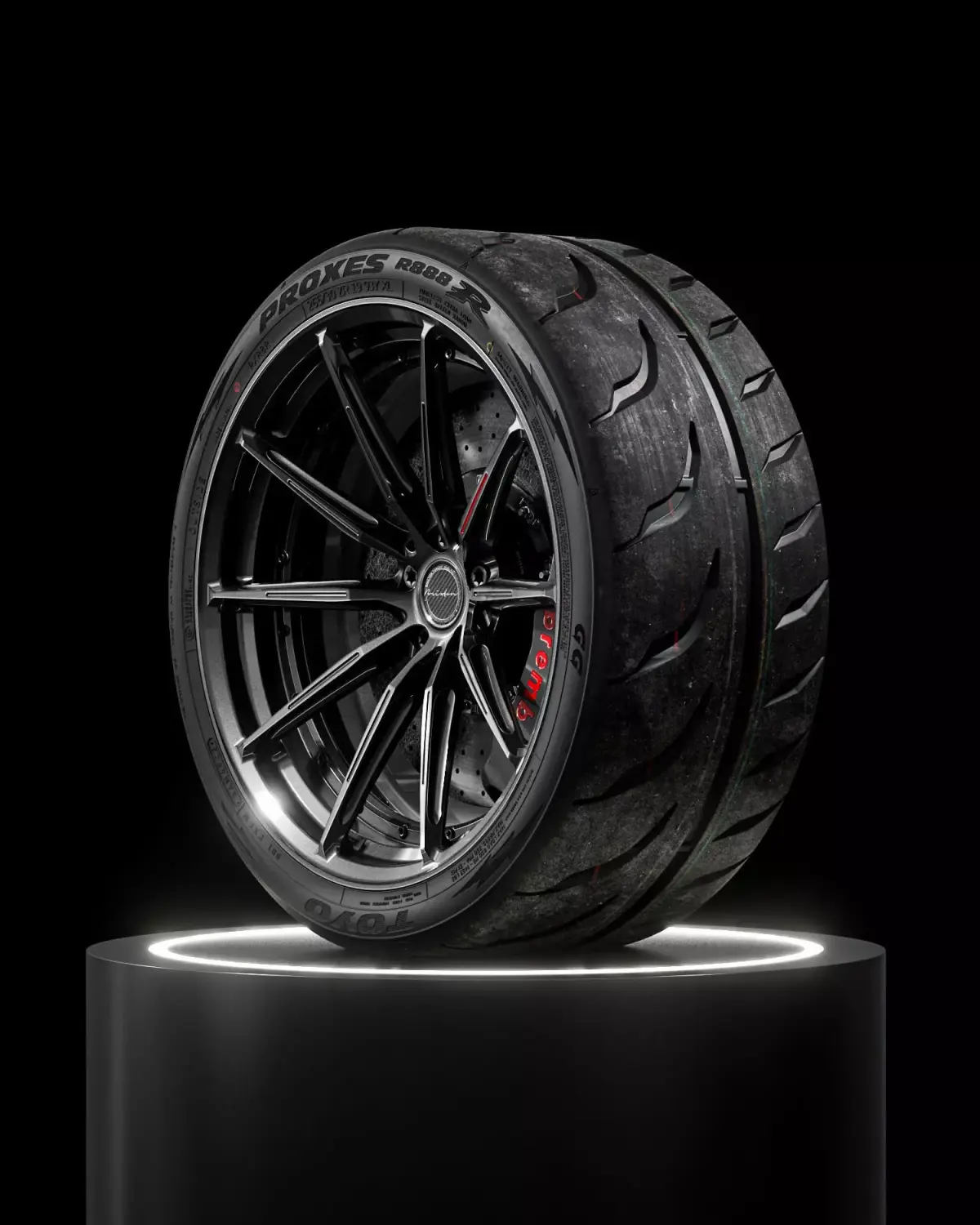 Toyo Proxes R888R 265 30 ZR19 93Y XL 100AAA 3D model