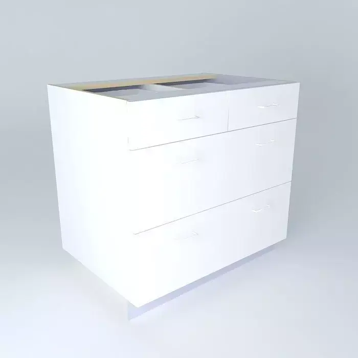 DB3D5 box with light Free 3D model
