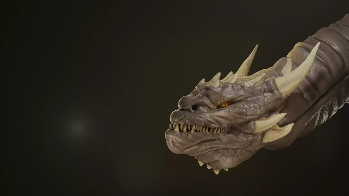 Dragon Bust 3D model purchase