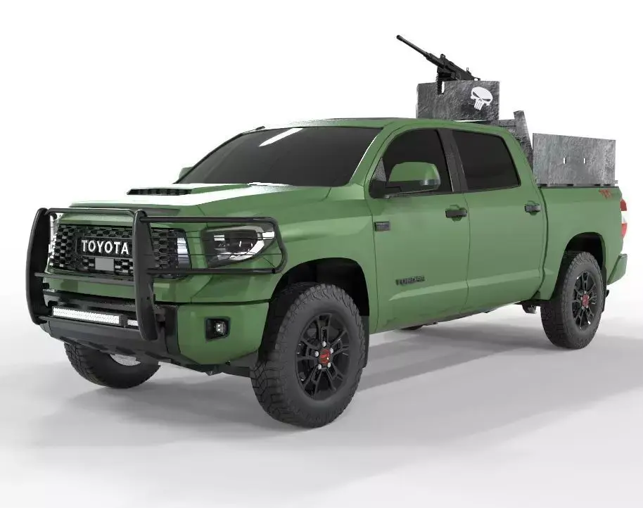 Tundra Trd 2019 Armored 3D model
