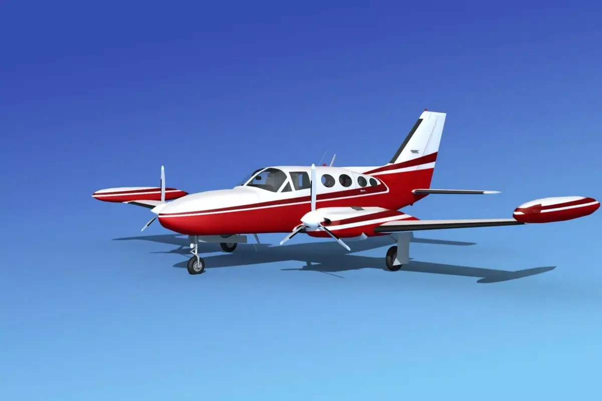 Cessna 421 Golden Eagle V16 3D model