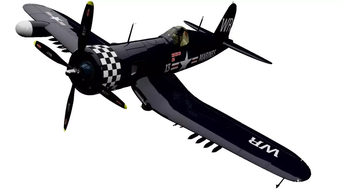 F4U-5 Corsair 3D model