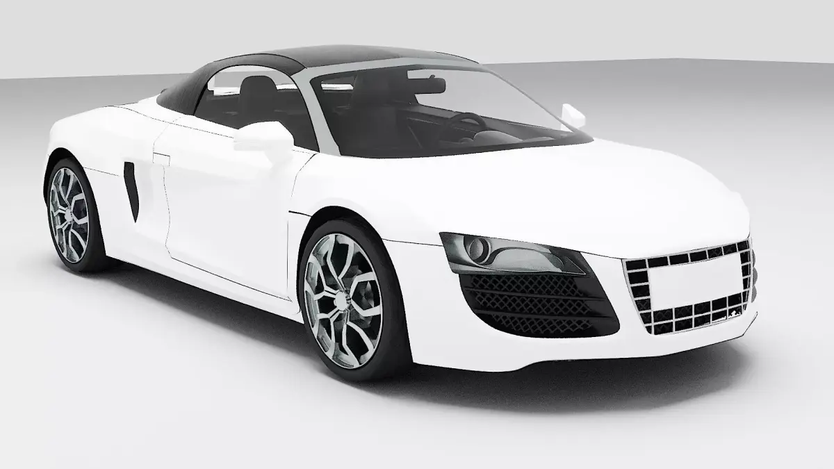 Audi R8 Free 3D model shop