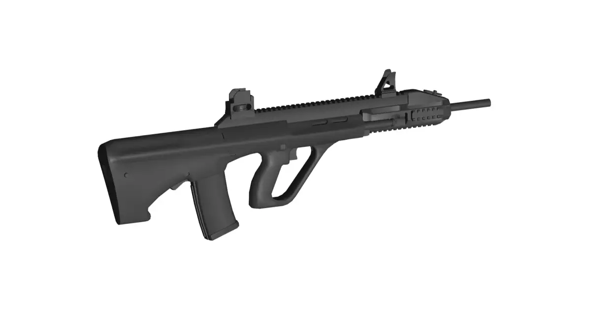 Steyr AUG rifle 3D model