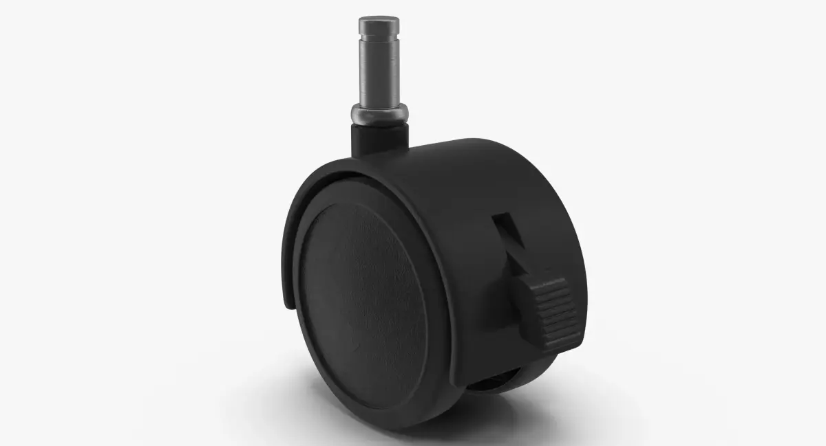 Caster Wheel Low-poly 3D model