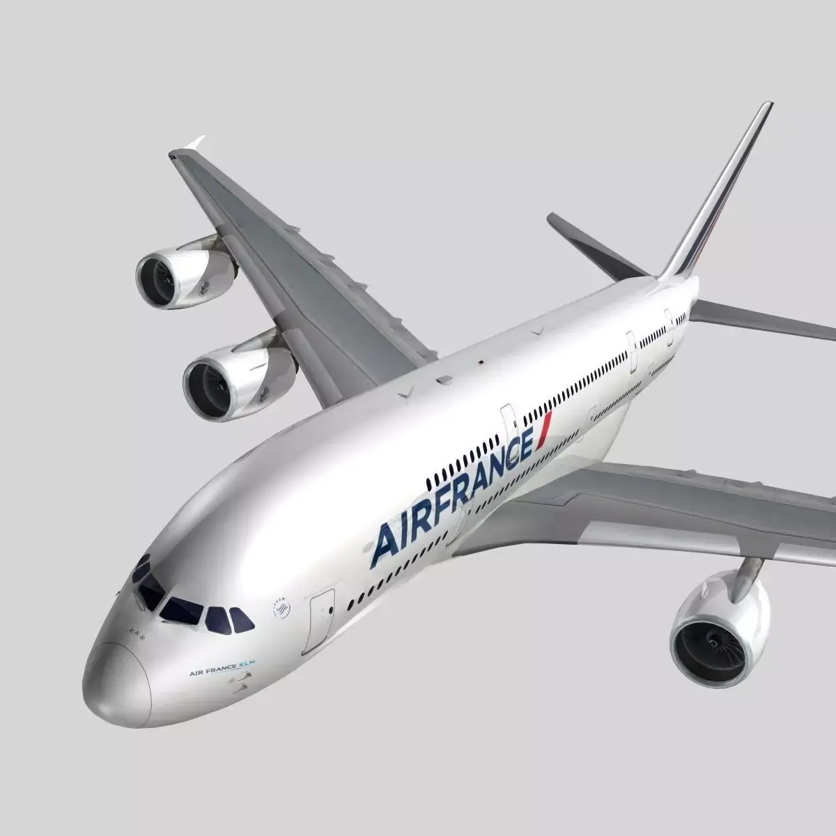 Airbus A-380 Air France 3D model