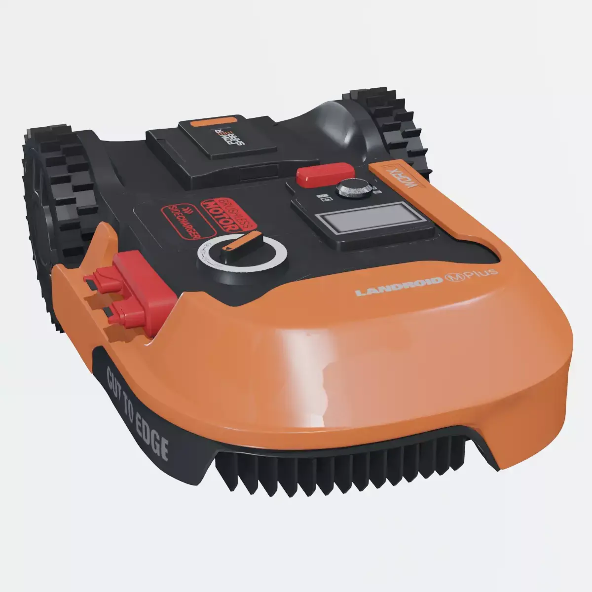 Robot Lawnmower Low-poly 3D model