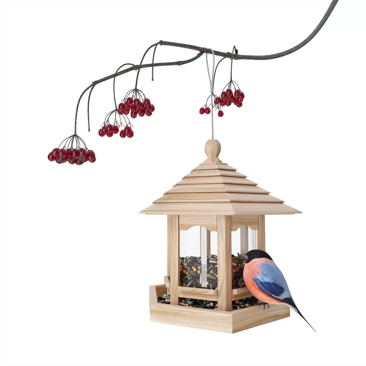 Feeder for garden birds Duvo plus 3D model