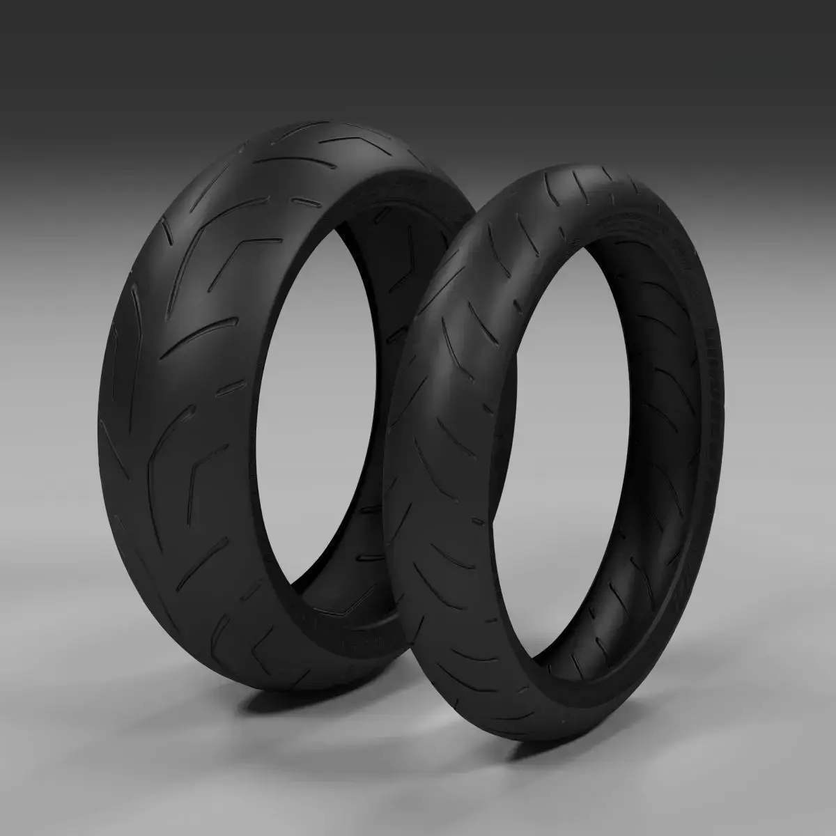 Bridgestone Battlax s20 Low-poly 3D model