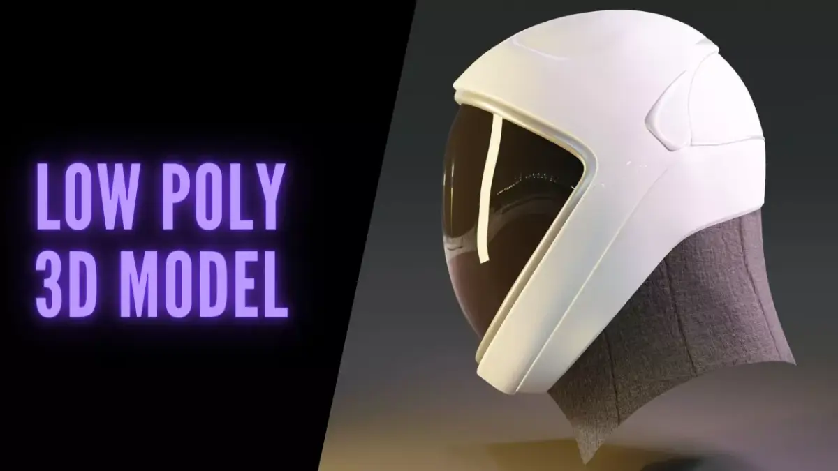 SpaceX 2020 Historical FIRST Commercial flight Suit Helmet Low-poly 3D model