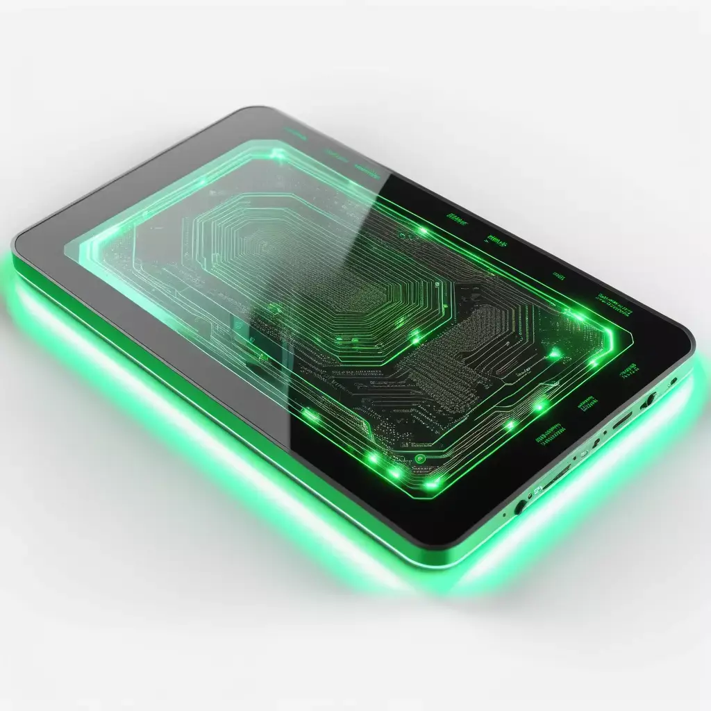 Futuristic SciFi Circuit Tablet Model 3D model