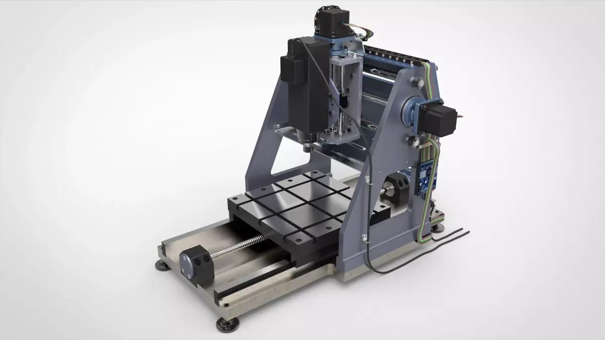 CNC Machine 3D model get