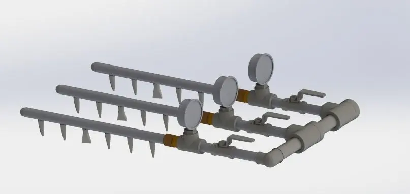 High pressure nozzle 3D model