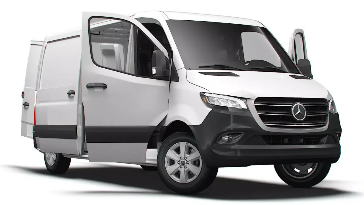 Mercedes Benz eSprinter Panel Van L2H1 FWD HQ Interior 2024 3D model