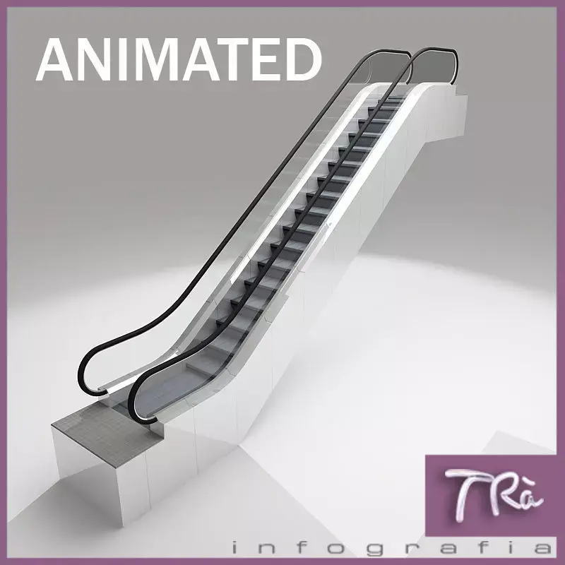 ESCALATORS escalator 3D model