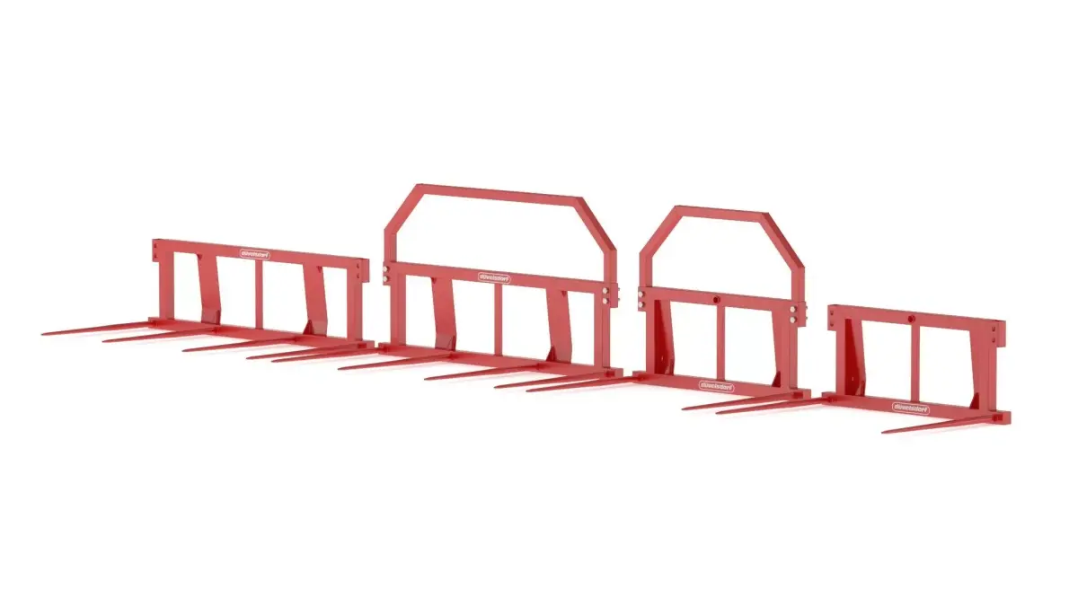 Bale Transport Fork Euro Set 3D model