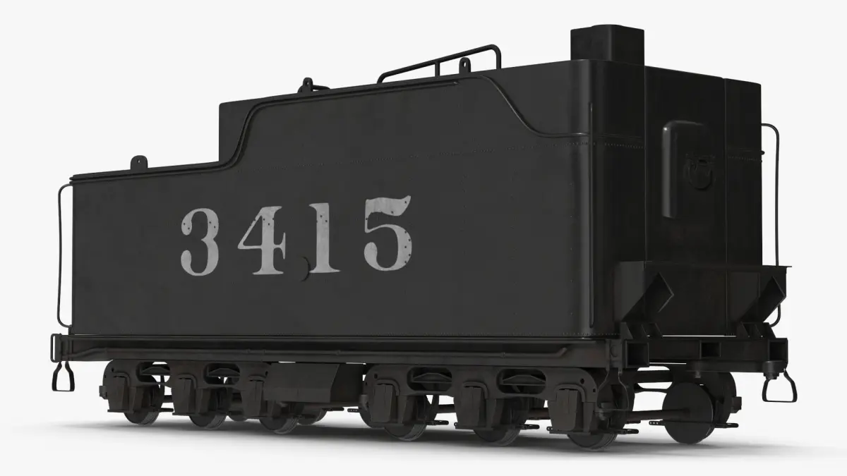Steam Locomotive Tender 3D model
