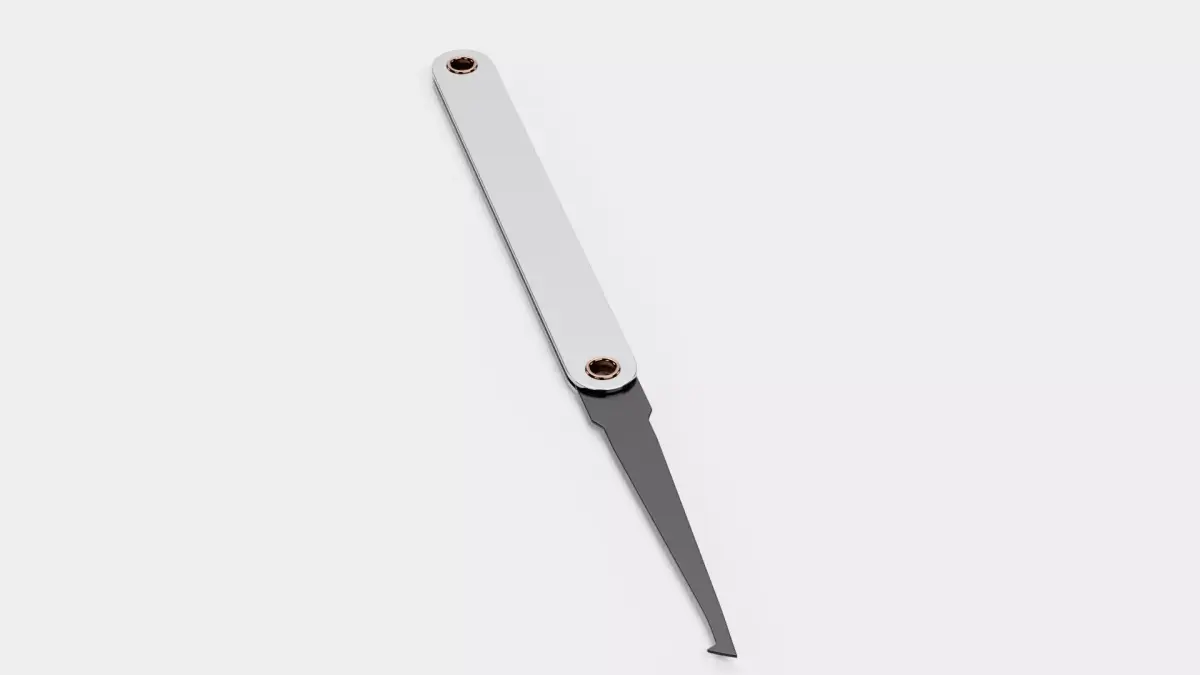Lockpick V2 - Pyramid Tip Steel Pick Handtool 3D model