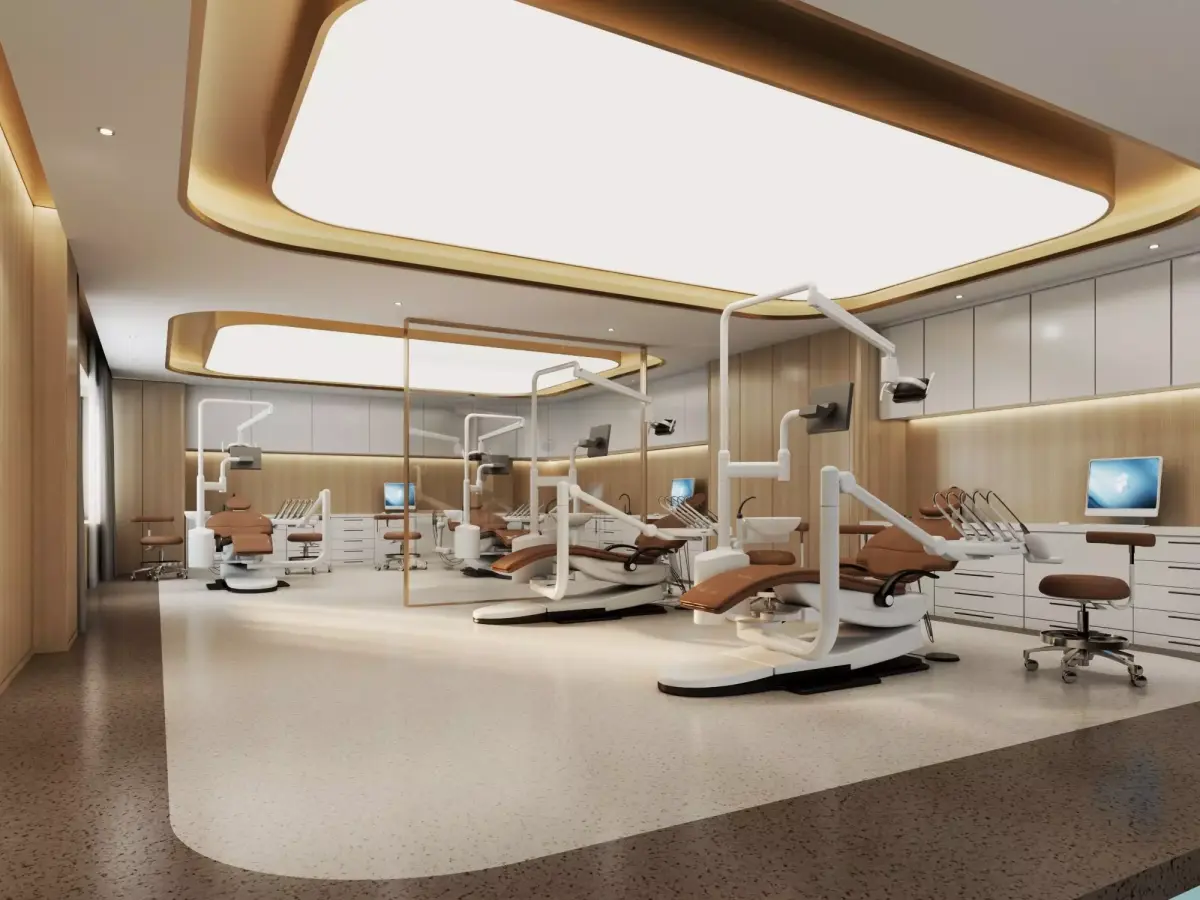 dental clinic Low-poly 3D model