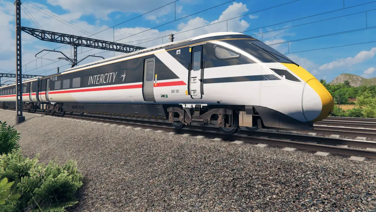 British Rail Class 800 - Fictional Swallow Livery Low-poly 3D model