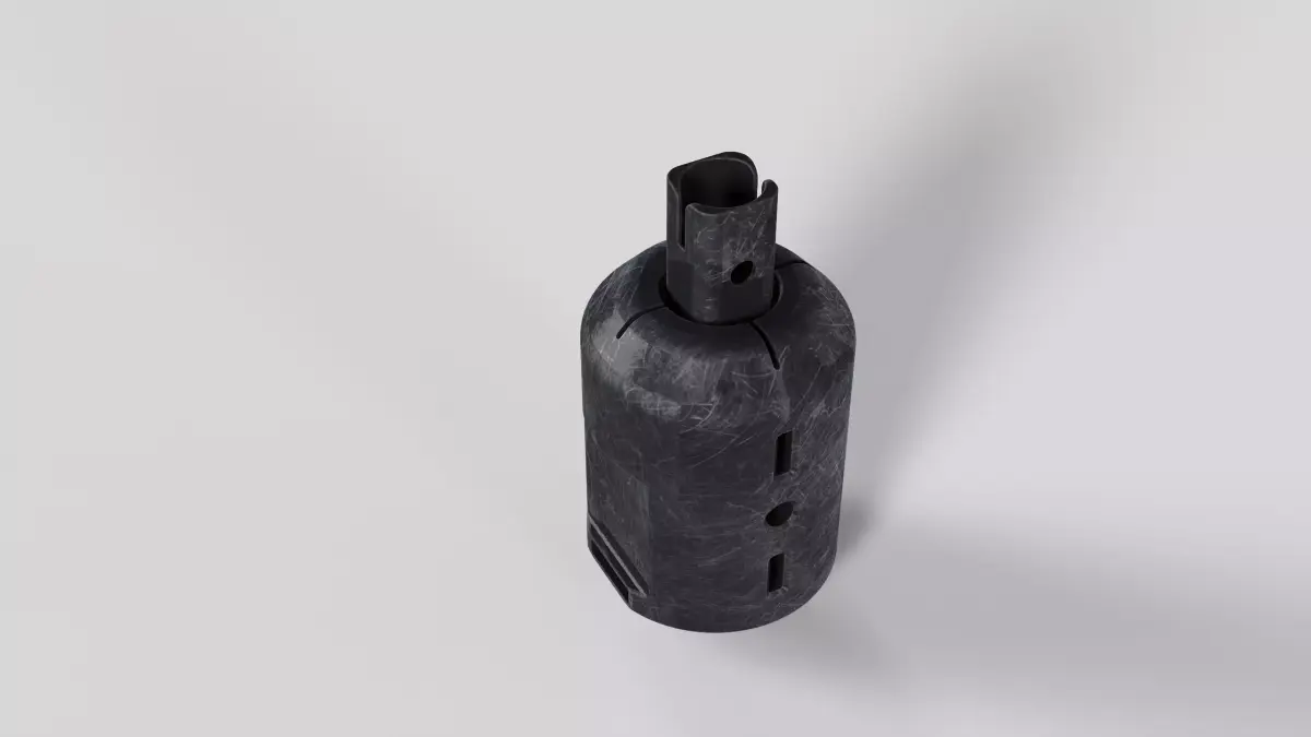 Muzzle brake Scrol 3D model
