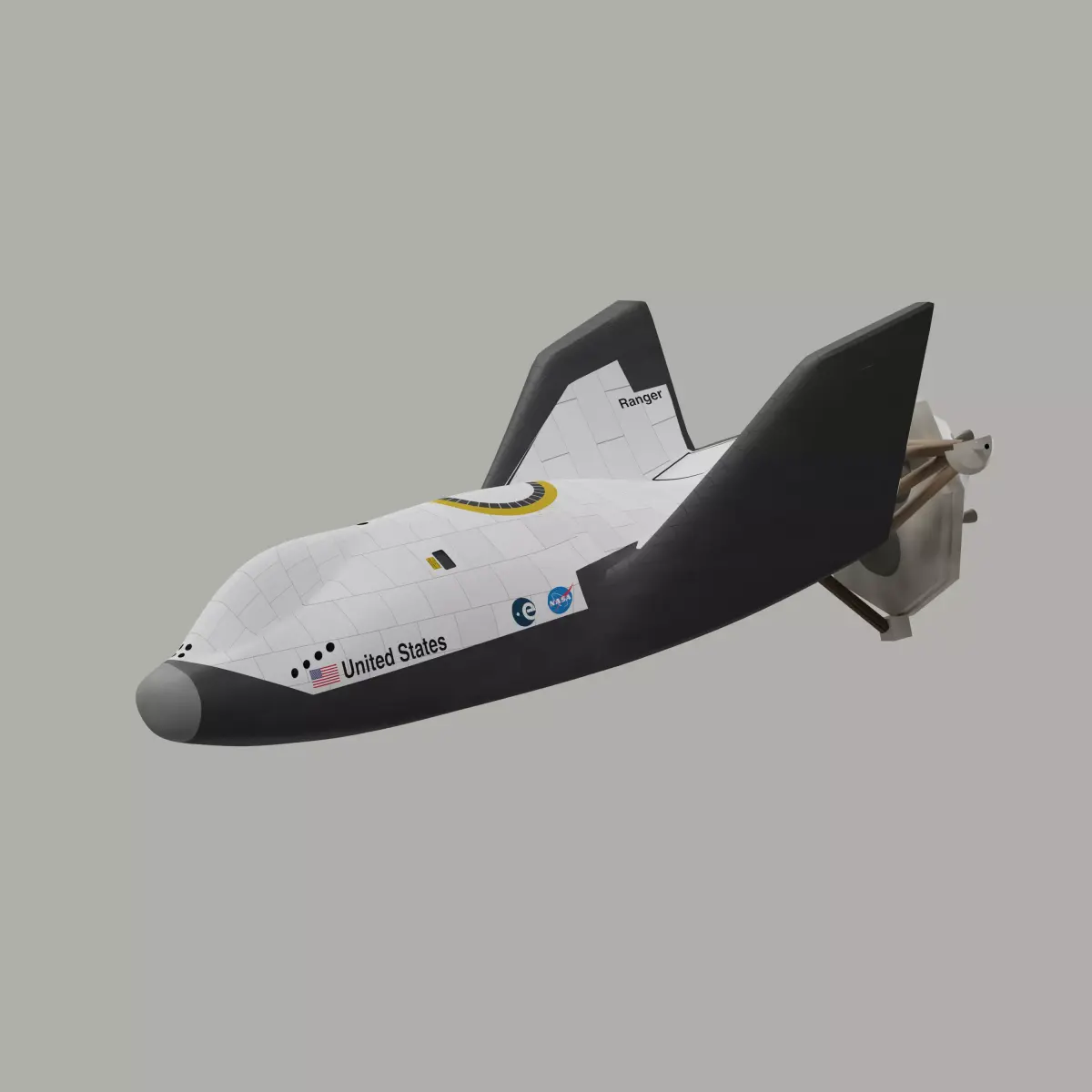 X-38 Crew Return Vehicle 3D model