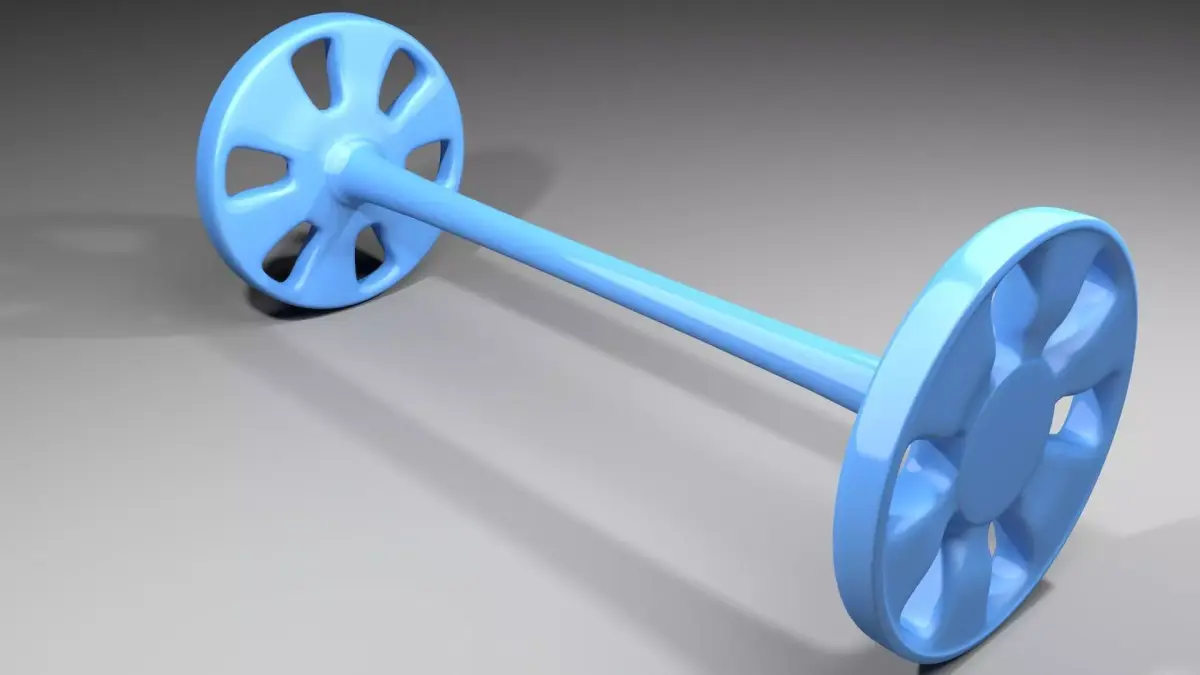 Plastic Wheel 1 3D model