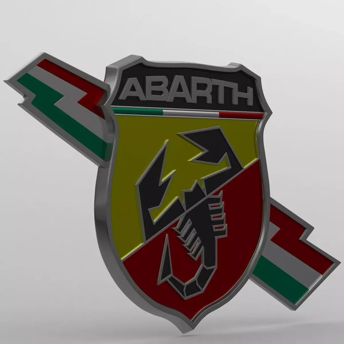 abarth logo 3D model