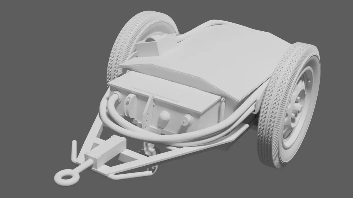 RAF Trolley-Acc Starter 3D print model