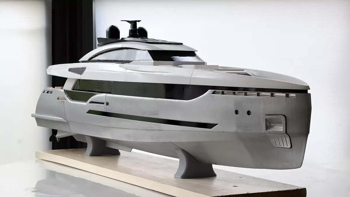 RC Superyacht 3D print model